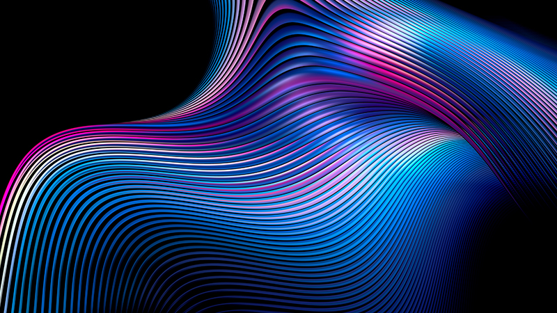 Neon abstract rainbow color design