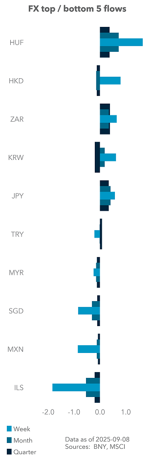 FX top / bottom 5 flows