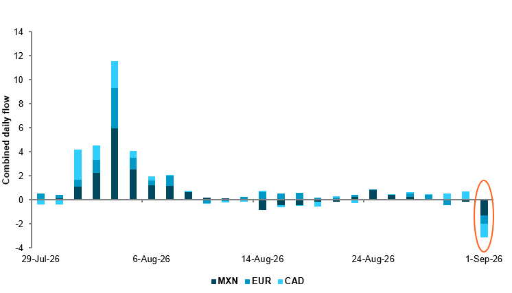 EXHIBIT #1: RARE COMBINED CROSS-BORDER HEDGING ON SEPTEMBER 1
