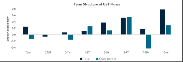 Term Structure of UST Flows