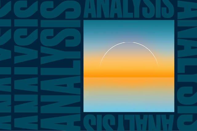 horizon with analysis text 