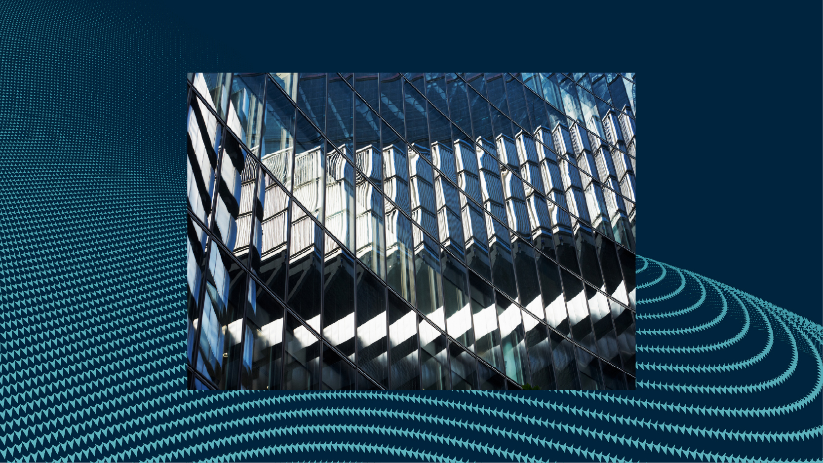 blue pattern graphic